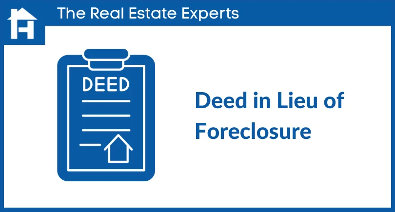 Deed in lieu of foreclosure