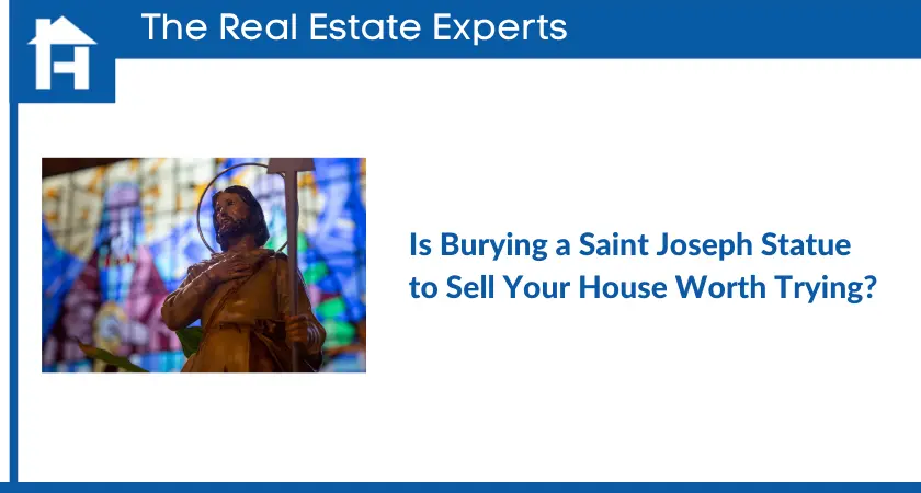 Bury St Joseph Statue to Sell House