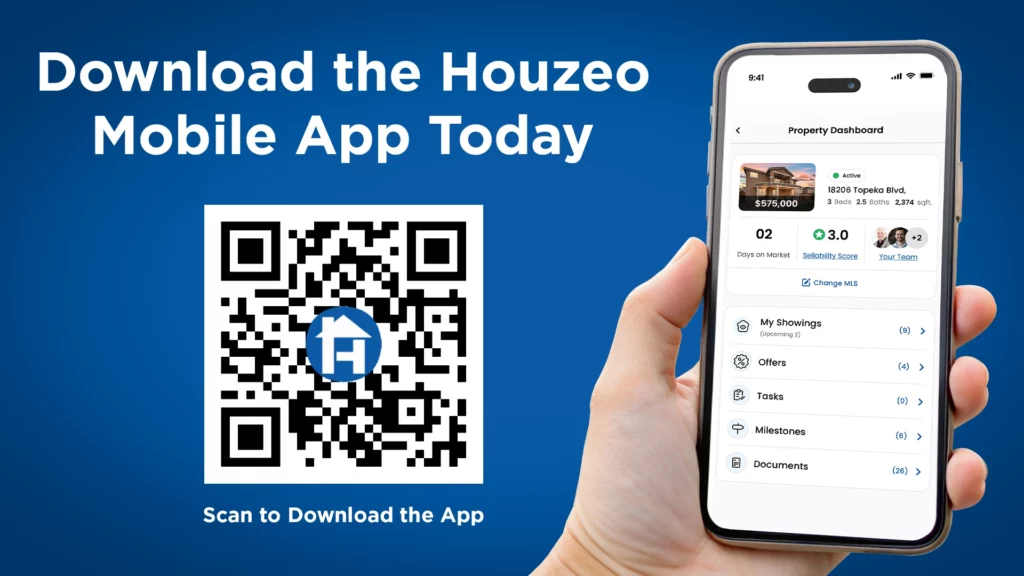 Download the Houzeo mobile app to sell your home in Iowa